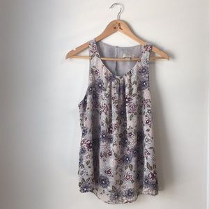 LOFT Flowy Floral Top